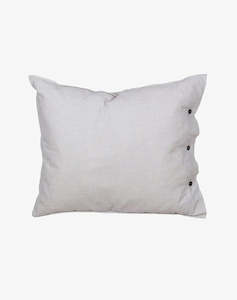 Bed Linen: Eden Pillowcase - Light Grey