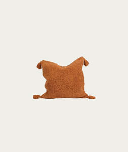 On Sale: Laj Tufted Cushion Cover - Rust