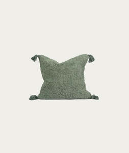 On Sale: Laj Tufted Cushion Cover - Green