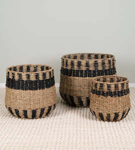 Baskets And Storage Bags: Praise Patterned Basket - Small