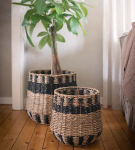 Baskets And Storage Bags: Praise Patterned Basket - Large