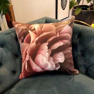 Cushion Covers: Peonies Bloom Cushion Cover