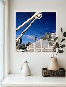 Posters: Sky Tower AT HOME Polaroid Artwork - Medium