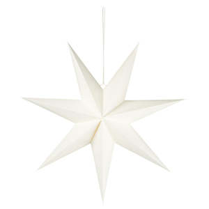 Homeware: 7 Point Paper Star - White