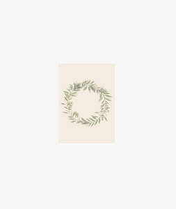 Christmas Card - Green Wreath