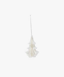 Spruce Tree Decoration Off White