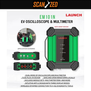 Products: Launch EM101N EV Oscilloscope & Multimeter scaNZed Auckland NZ