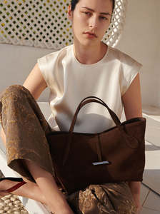 Bags: Petite Penne Tote dark brown