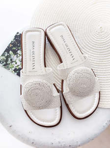 Sandals: Tina white