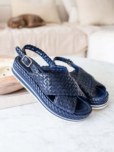 Sandals: Milan navy blue