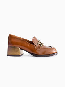 Pumps: Bristol tan multi