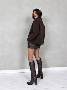 Knee High Boots: Chloe chocolate