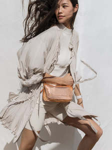 Evening Bags: Bobi Small rose gold