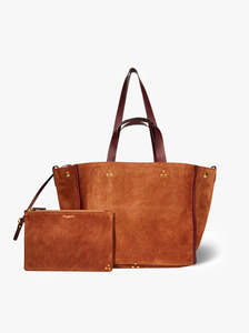 Leon Medium tan suede