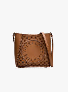 Exclusive Bags: Lorenza tan perforated
