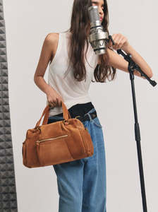 Jerome Dreyfuss France: Lucky Bowling caramel suede