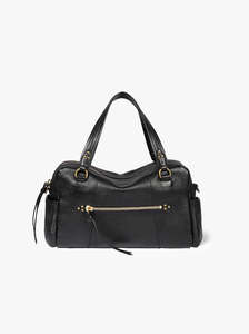 Lucky Bowling black leather