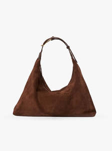 Pillow Strap dark brown suede