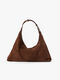 Pillow Strap dark brown suede