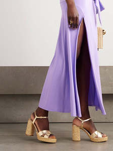 Stuart Weitzman Spain: Dora Platform gold