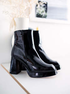 Sale Boots: Harry black smooth patent