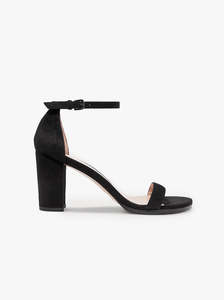 Stuart Weitzman Sale: Nearlynude black suede