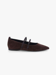 Shoes 1: Grayson chocolate suede