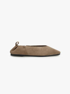 Shoes 1: Cinch Flat dune suede