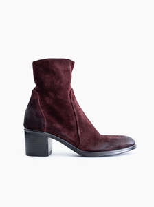 All: Franca burgundy suede