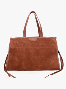 Bags: Diva tan suede