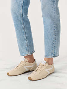 Retro Slim Ultra beige suede