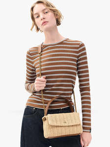 All: Chelsea Small Flap natural raffia