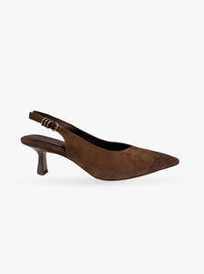 Shoes 1: Brynn Slingback tan suede