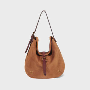 Bags: Luis caramel suede