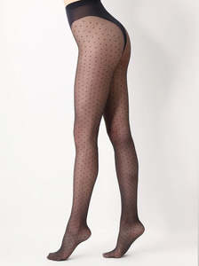 Plumetis Tight black