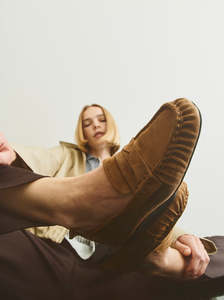Anker brown suede