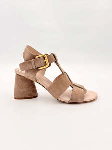 Stella taupe suede