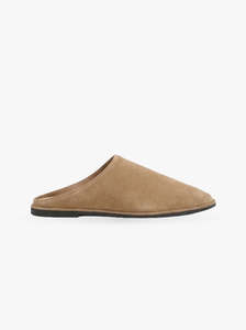 Sola Slide oat suede