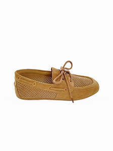 Lea tan suede