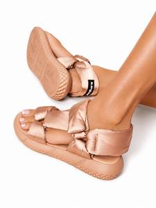 Sandals: Swing nude satin