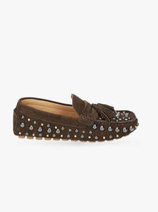 Loafers: Sadie chocolate brown suede