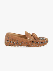 Sadie tan suede