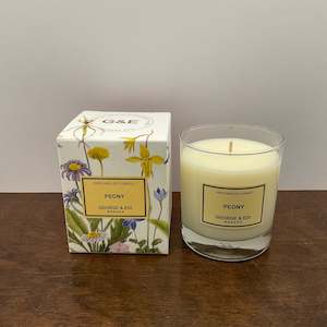 George & Edi Peony Candle