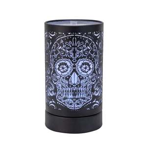 Black Skull LED warmer