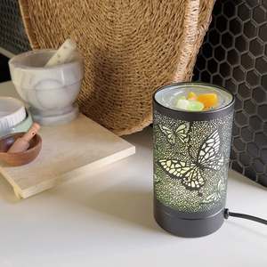 Butterflies - Black LED Warmer