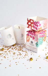 Christmas: Tilley - Festive Bon Bon Votive - Champagne Confetti