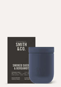 The Aromatherapy Company: Smith & Co. Candle 250g - Smoked Suede & Bergamot