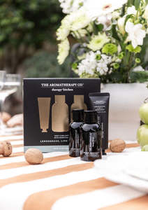 The Aromatherapy Company: The Aromatherapy Co -Therapy Kitchen Mini Body care Trio Set - Lemongrass, Lime & Bergamot