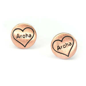 Little Taonga - Aroha Studs - Rose Gold