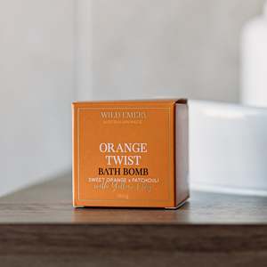 Wild Emery: Wild Emery - Bath Bomb Cube - Orange Twist